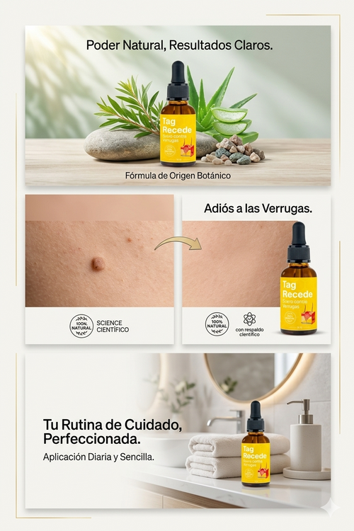 "Eliminador de Verrugas y Lunares – Tratamiento Natural, Sin Dolor y Sin Cicatrices"